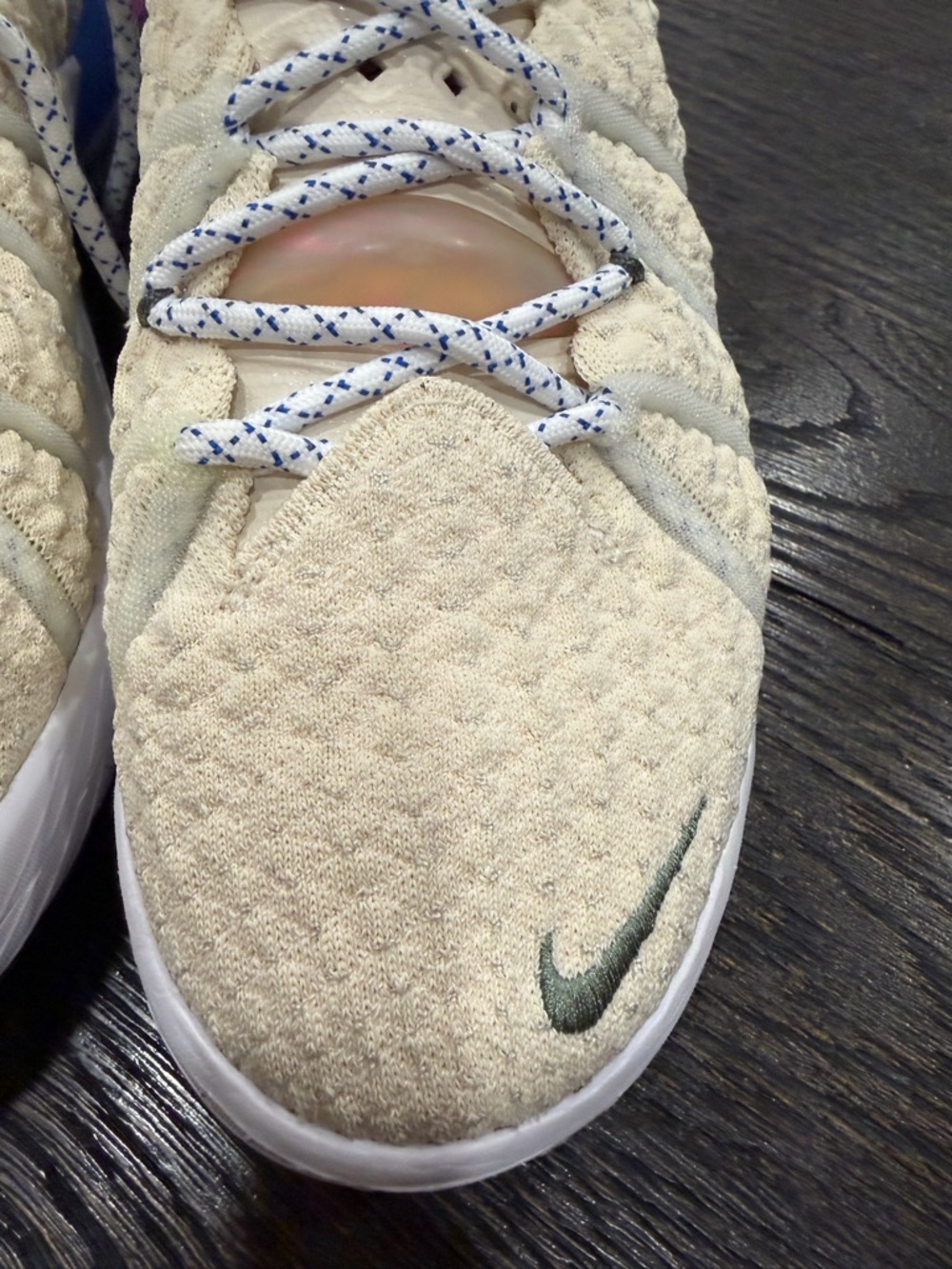 NIKE LEBRON 18 XVIII "LOS ANGELES BY DAY" LIGHT CREAM-PINK SZ 11.5 - Picture 7 of 14